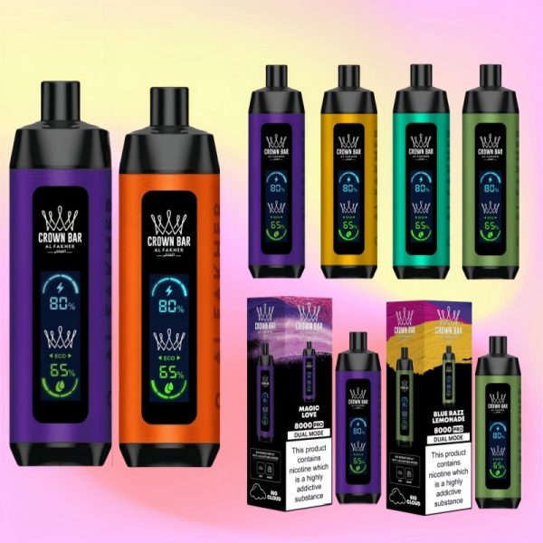 Al Fakher Crown Bar 8000 Pro Puffs - 10Euro Vape