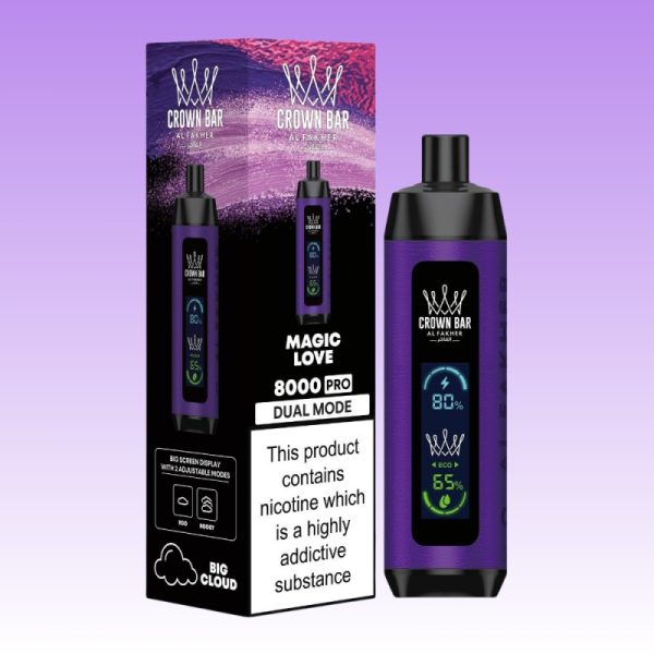 Al Fakher Crown Bar 8000 Pro Puffs - 10Euro Vape