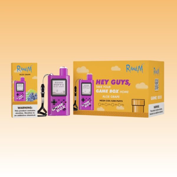 Randm Game Box 5200 Puffs - 10Euro Vape