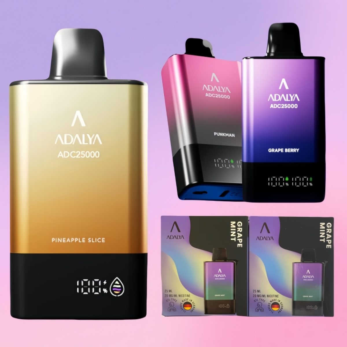 elfbar nachfüll pod läuft aus E-liquide Adalya 60 ml sans nicotine main image 1
