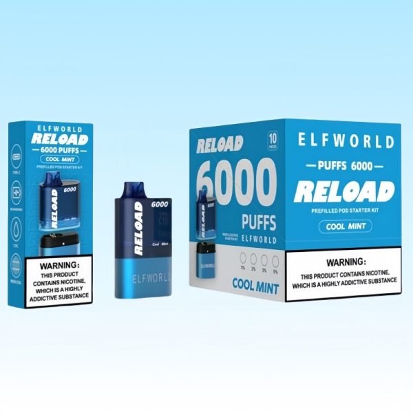 Elfworld Relaod 6000 Puffs Kit - 10Euro Vape