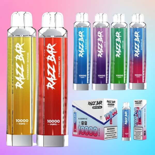 Razz Bar Crystal 10000 Puffs - 10Euro Vape