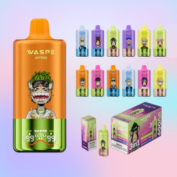 Waspe 3 in 1 60000 Puffs - 10Euro Vape