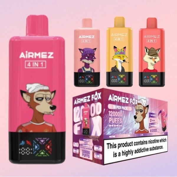 Airmez Fox 4 IN 1 120k Puffs - 10Euro Vape