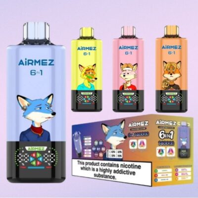 Airmez Fox 6 IN 1 140k Puffs - 10Euro Vape