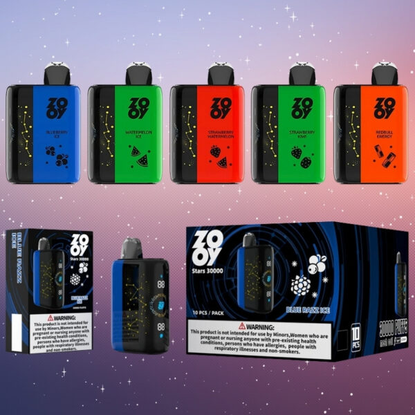 ZOOY STARS 30000 Puffs - 10Euro Vape