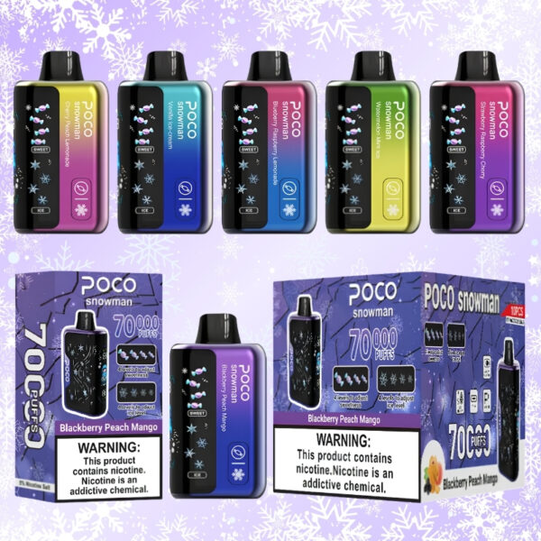 POCO Snowman 70000 Puffs - 10Euro Vape